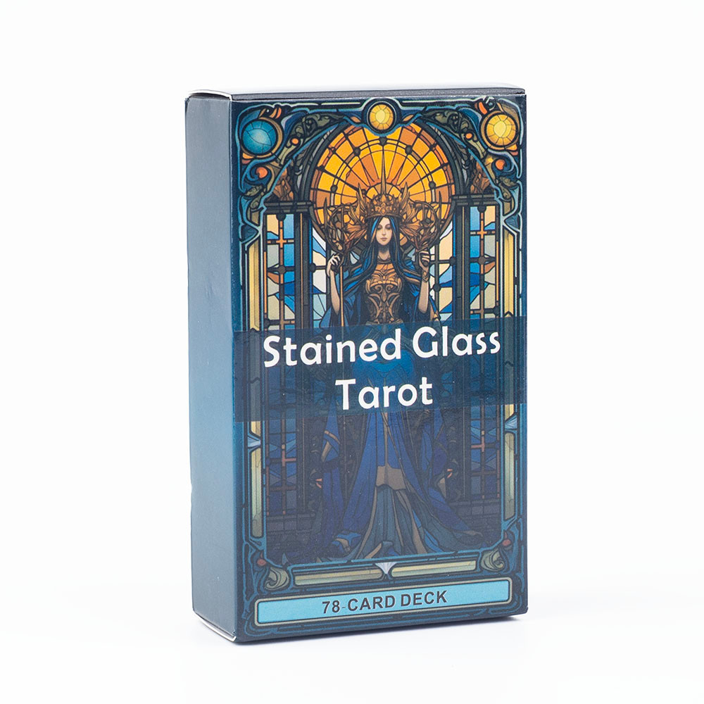 Jual Stained Glass Tarot A 78-Card Deck Leisure Entertainment Game Card ...
