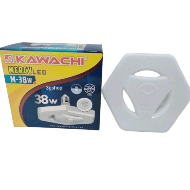 Jual BOLA LED LOGO MERCY / UNIK SUPER TERANG / KAWACHI / 18W 28W 38W ...