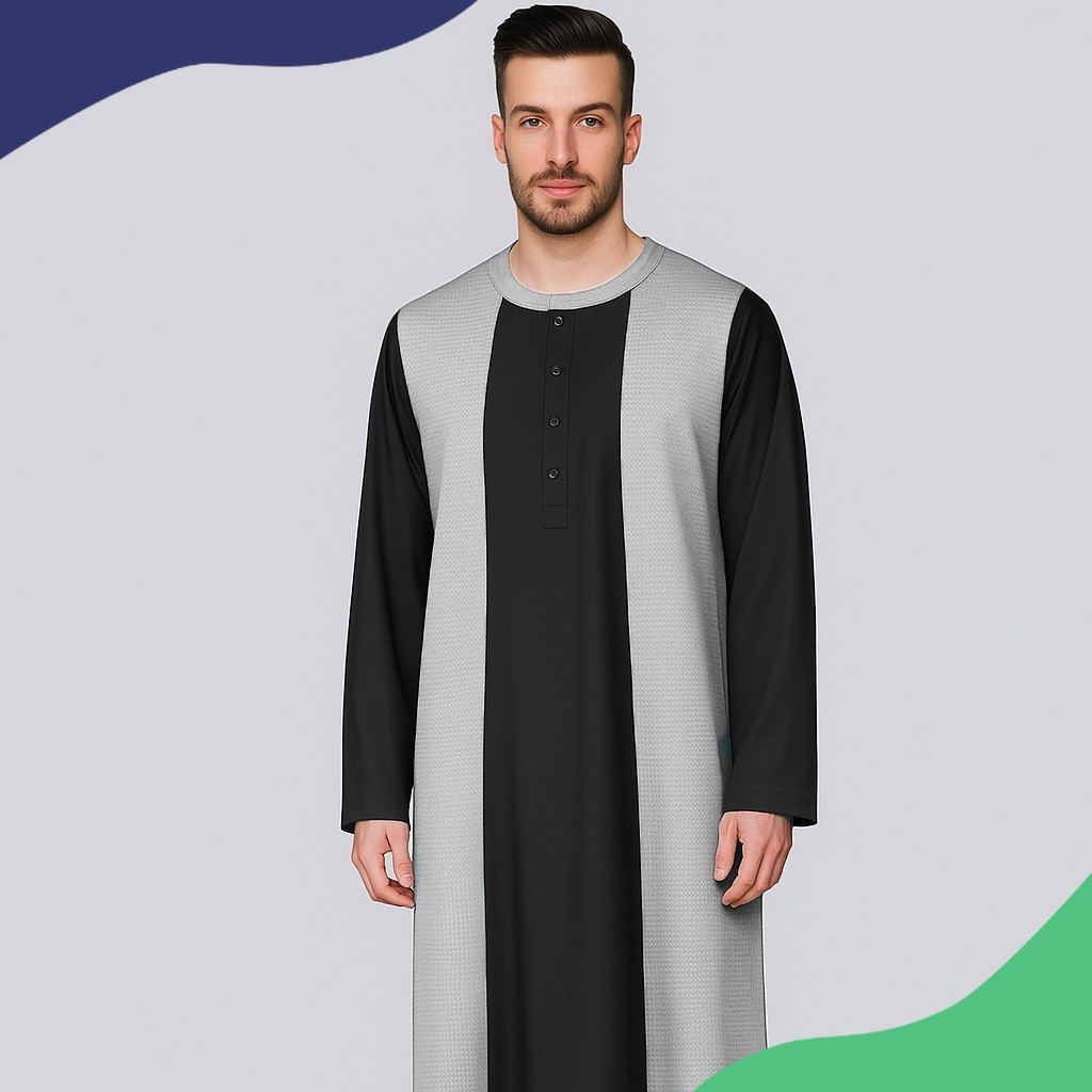 Jual Jubah Pria Muslim Thobe Jubba Pria Jubah Ar-Rasyid Baju Gamis Pria ...