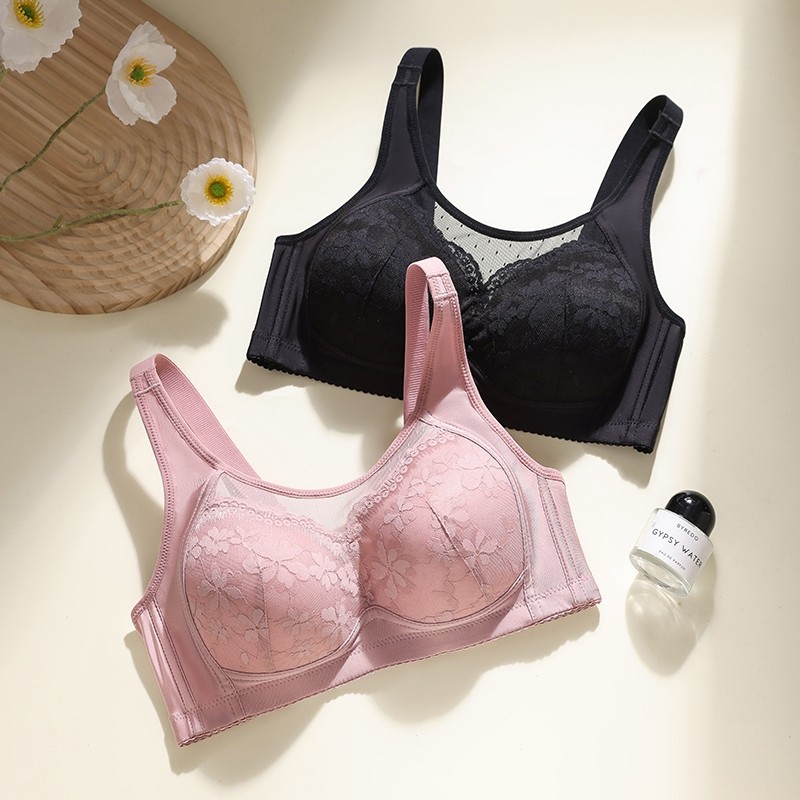 Jual Air WX032 Push Up Tanpa Kawat Bra Wanita Renda Gesper Cup ...