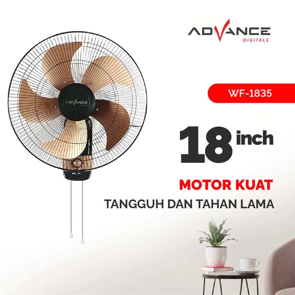 Advance Kipas Angin Dinding Kipas  Dinding Kipas Besi Wall Fan 18 inch 1835/1605/16