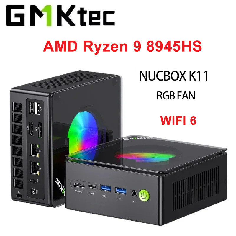 Jual GMKtec Mini PC K11 K8 PLUS M7 AMD Ryzen R9 8945HS R7 8845HS 6850H ...