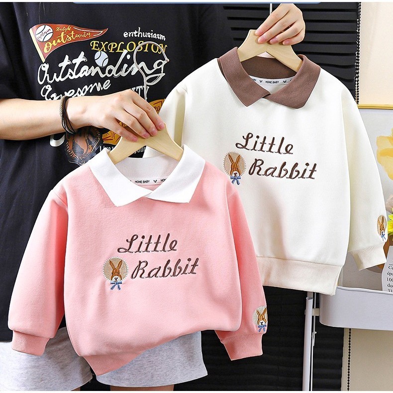 Jual BAJU ANAK PEREMPUAN SWEATER KERAH LITTLE RABBIT BAHAN TEBAL DAN ...