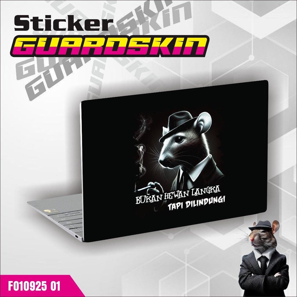Jual Stiker Guardskin Sticker Garskin Laptop Notebook Tikus Berdasi ...