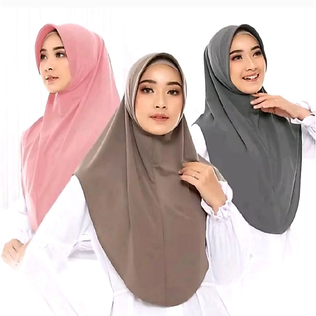 BERGO AMEERA HAMIDAH HIJAB INSTAN MURAH TERLARIS LABEL AKRILIK GOLD BY ANNIHIJAB