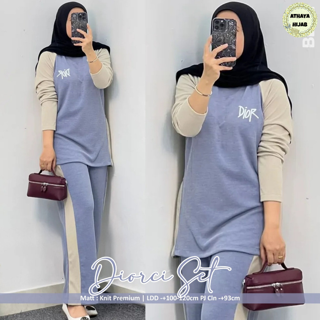 Jual Fashion Wanita HQ DIORCI SET From AtHAYA | Shopee Indonesia