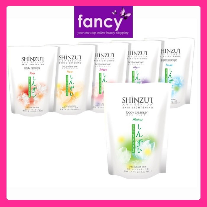 Shinzui Skin Lightening Body Wash Cleanser 180 /380 / 725 ml Jumbo Sabun Cair