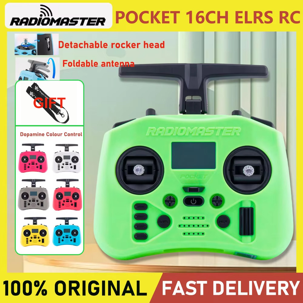Jual Radiomaster Pocket Crsuh 2.4GHz ELRS Hall Gimbal Transmitter ...