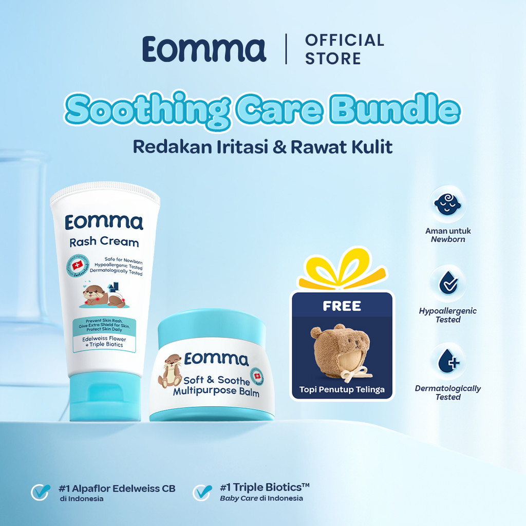 Jual Eomma Soothing Care Bundle - Rescue Rash Cream 50gr & Soft ...