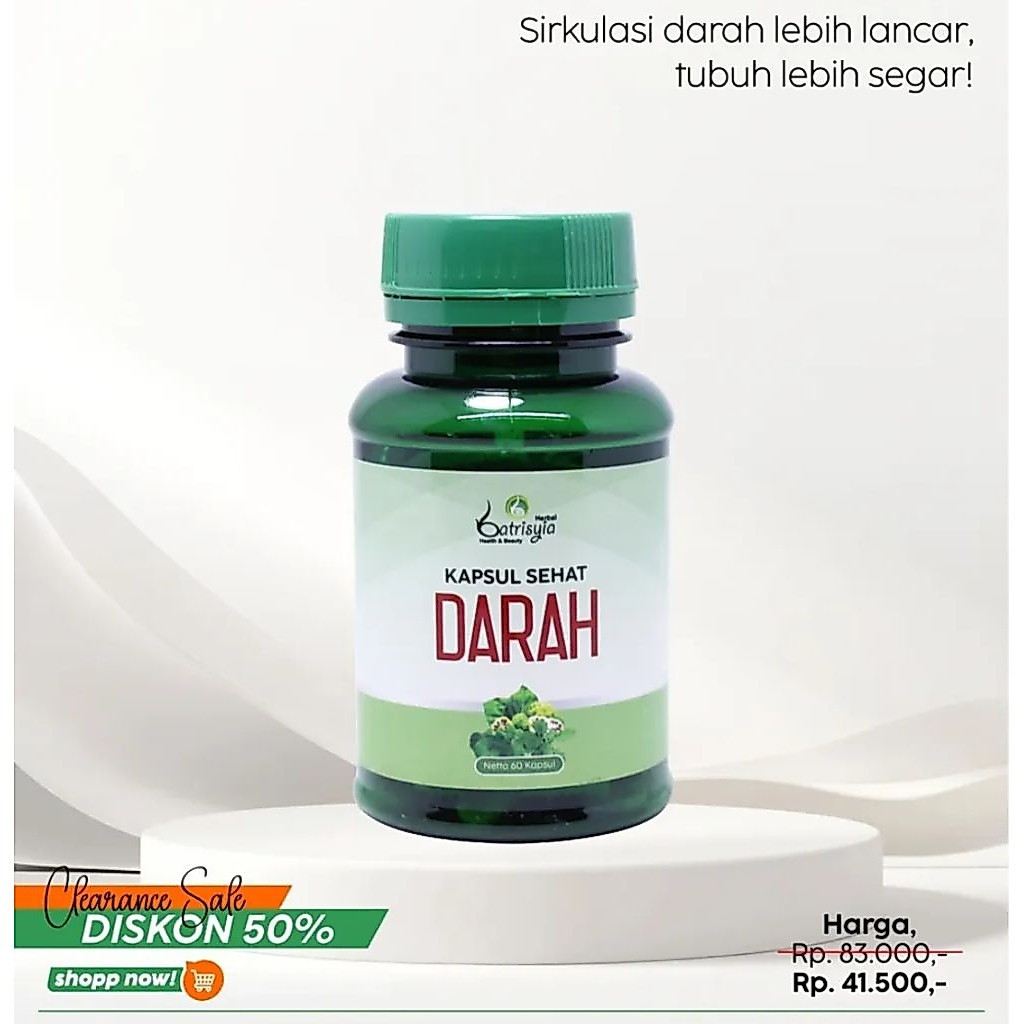 Batrisyia Herbal Sehat Darah 60 kapsul