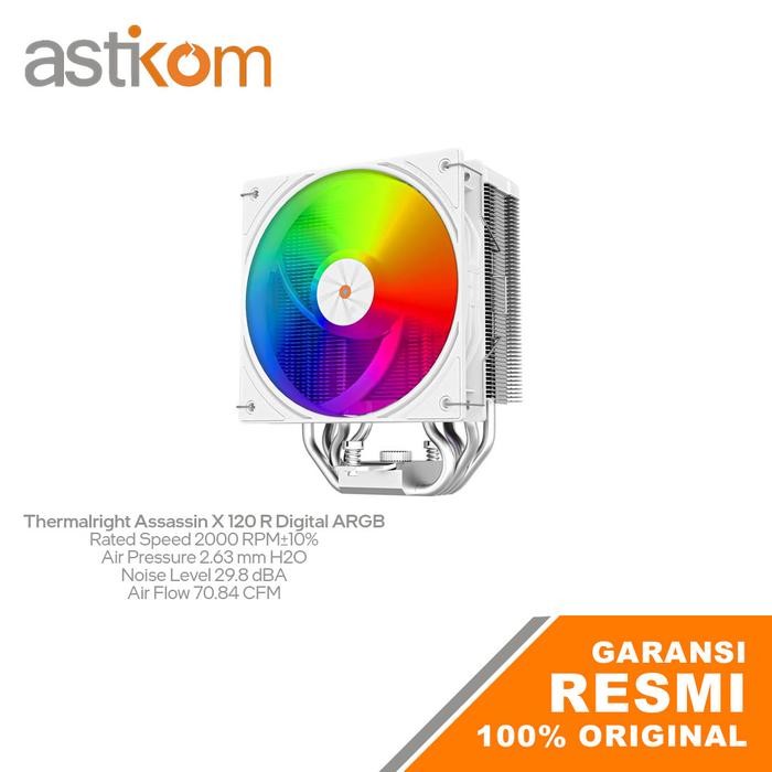 Jual CPU Air Cooler Thermalright Assassin X 120 R Digital ARGB White ...