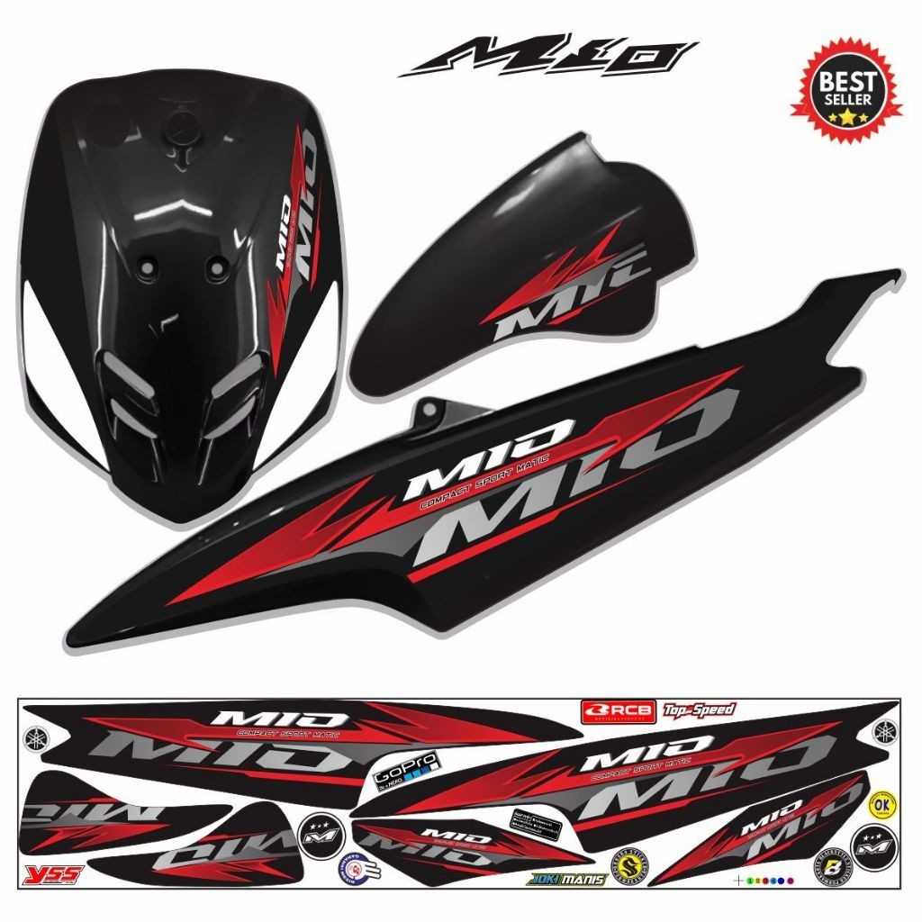 Jual STIKER MIO STIKER MIO VARIASI POLET KEREN STRIPING MIO OLD VARIASI ...
