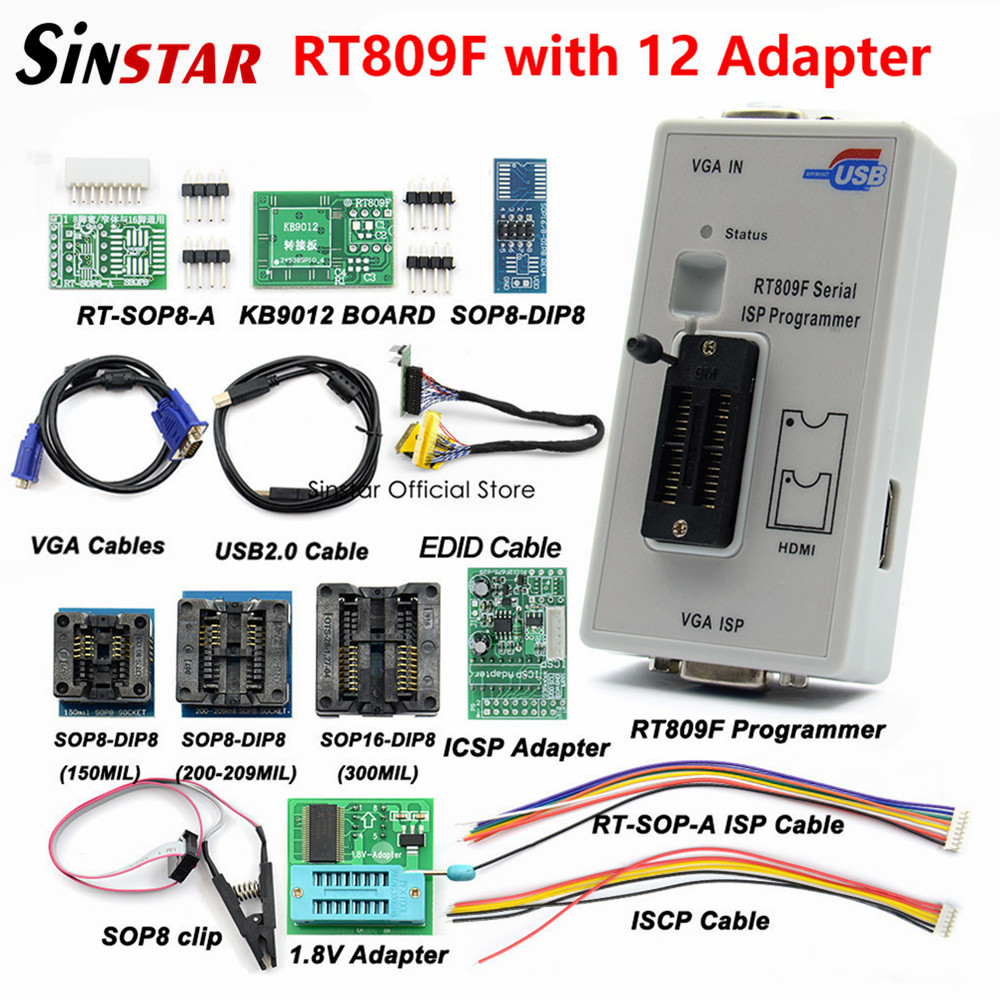 Jual Original RT809F ISP Programmer/ RT809 lcd usb programmer Repair ...