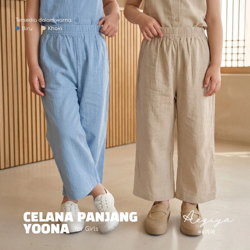 Celana Panjang Yoona | Celana Panjang Anak Perempuan Korean Style