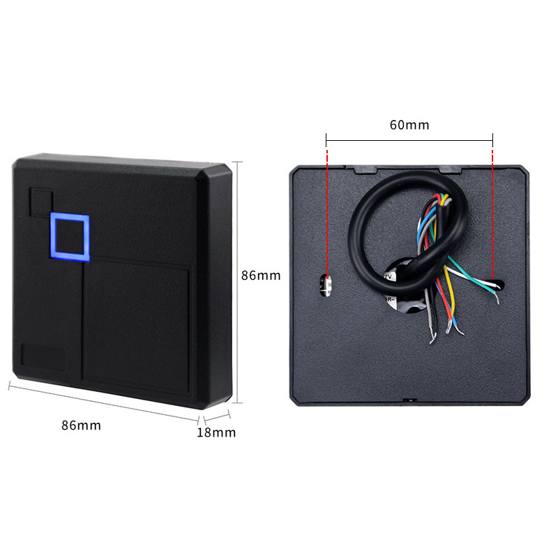 Jual 125kHz EMID Proximity RFID Card Reader Waterproof Black with ...