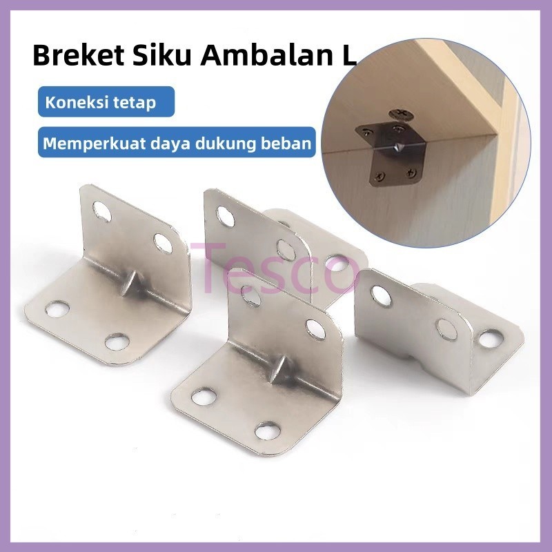 Jual Braket Rak Berbentuk L dari Baja Tahan Karat/Siku Sudut L/Bracket ...