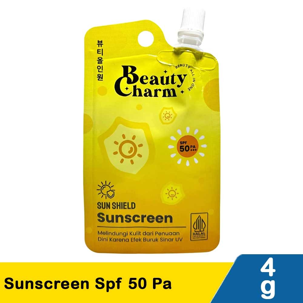 Jual BEAUTY CHARM SUNSCREEN SPF 50 PA 4g | Shopee Indonesia