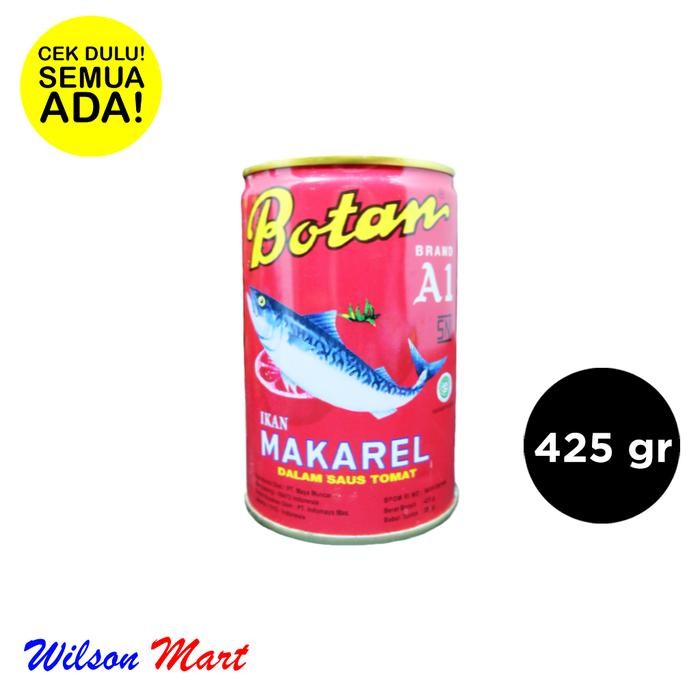 Jual BOTAN IKAN MAKAREL DALAM SAUS TOMAT 425 GRAM MACKEREL TOMATO SAUCE ...