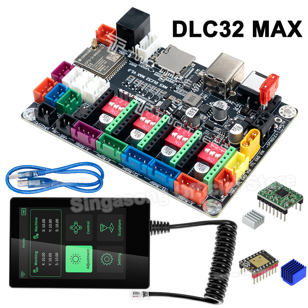 Jual Makerbase MKS DLC32 MAX Motherboard Laser Engraving Machine 4 Axis ...