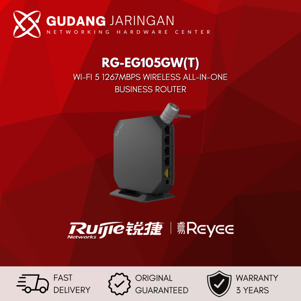 Jual RUIJIE REYEE RG-EG105GW(T) Router Wireless 5-Port Gigabit All-in ...