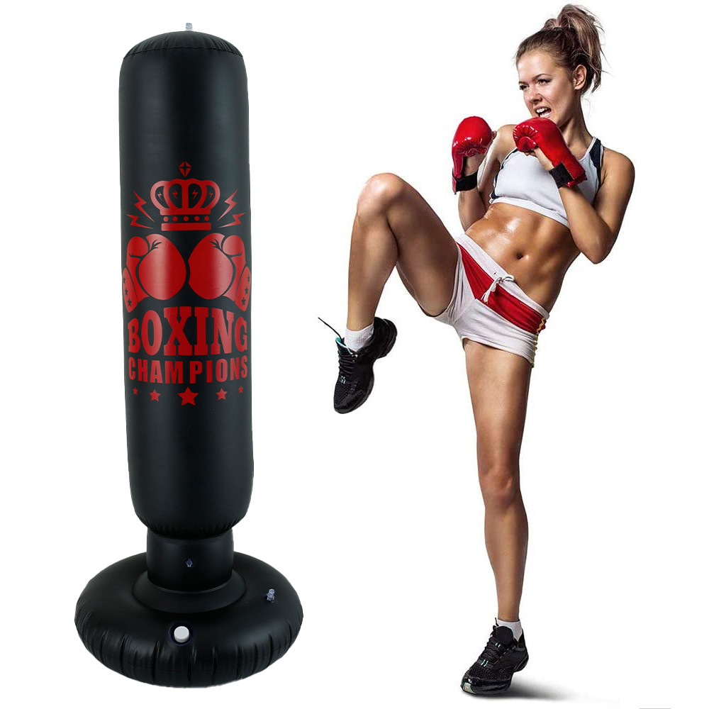 Jual Inflatable Boxing Column PVC Fitness Sports Boxing Bag Tower ...