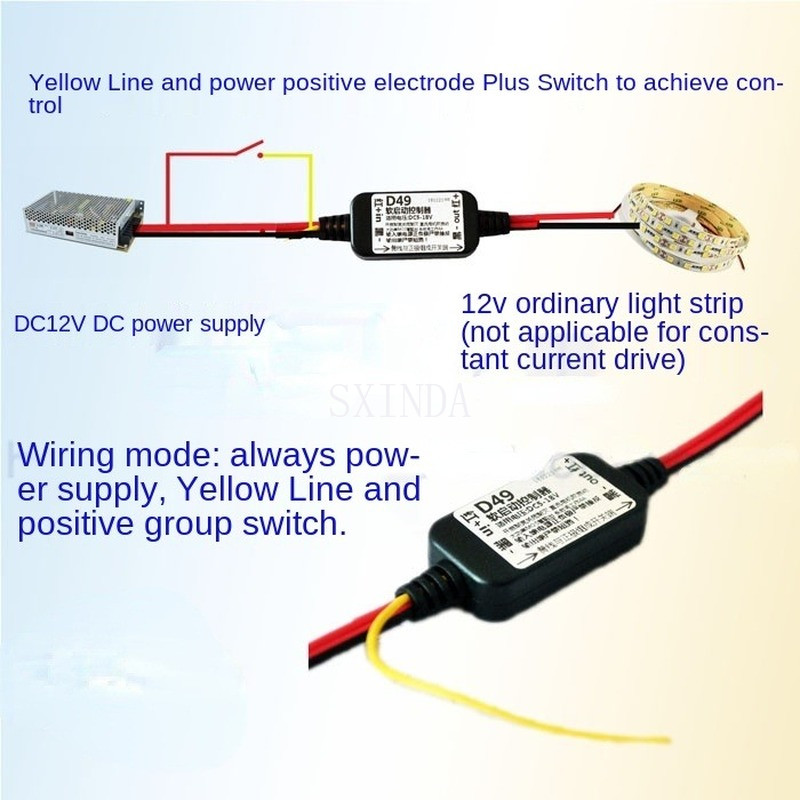 Jual LED Gradually on And Off Circuit Module Motor Soft Start Gradual ...