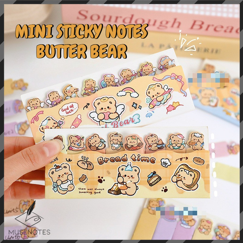 Jual Sticky Notes Butter Bear Tempelan Kertas Pengingat Catatan Notes ...