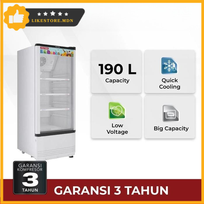 Jual Showcase / Kulkas Display Polytron 140 liter SCN-140 X | Shopee ...