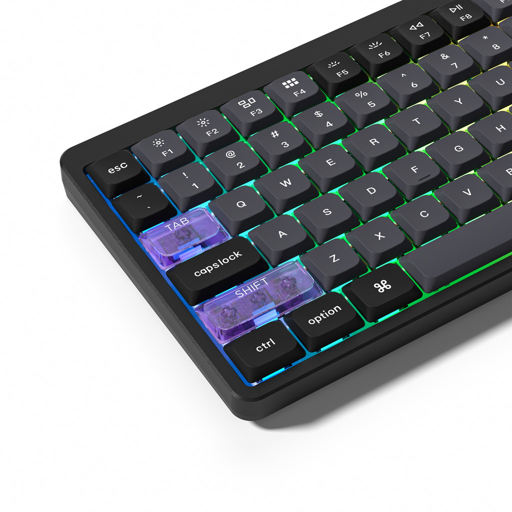 Jual 138 Key Dark Grey Low Profile PBT Keycaps Double Shot Custom Key ...