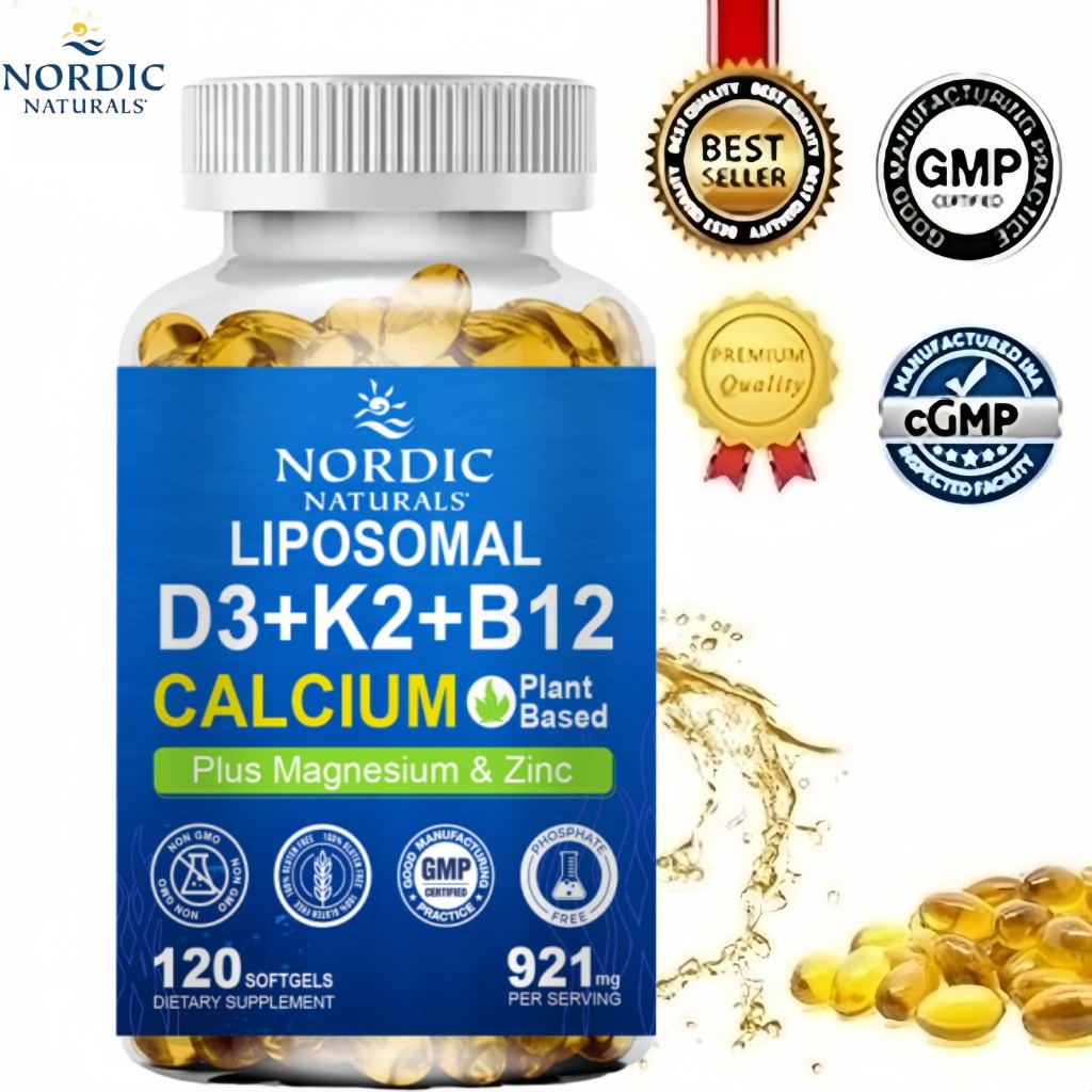 Jual NORDIC NATURALS 6-in-1 Suplemen Kalsium Nabati/ D3 K2 5000 IU ...