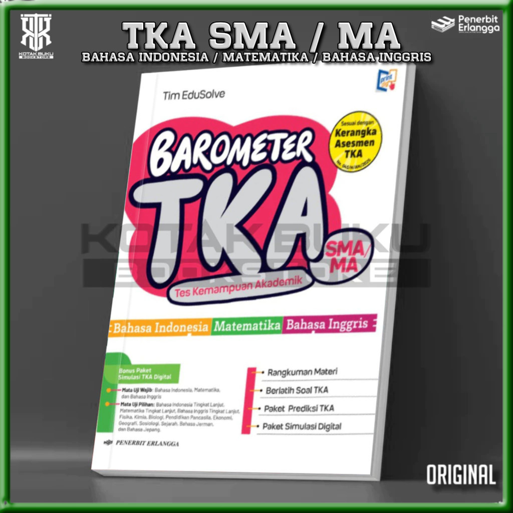 Jual ( ERLANGGA ) Barometer TKA SMA / MA / TKA SMA 2026 / TKA ...