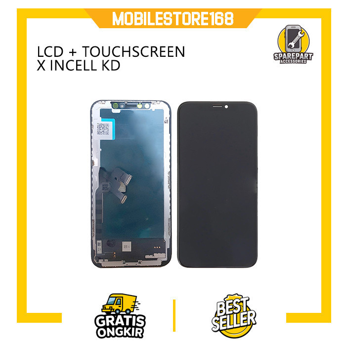 Jual LCD + TOUCHSCREEN X INCELL ( KD ) ORIGINAL INCELL | Shopee Indonesia