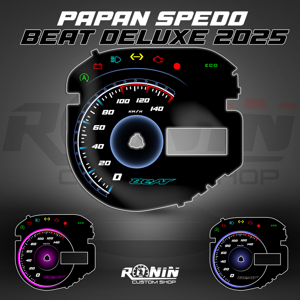 Jual BISA CUSTOM PAPAN SPIDO PANEL SPEEDOMETER PAPAN SPEDO BEAT DELUXE ...