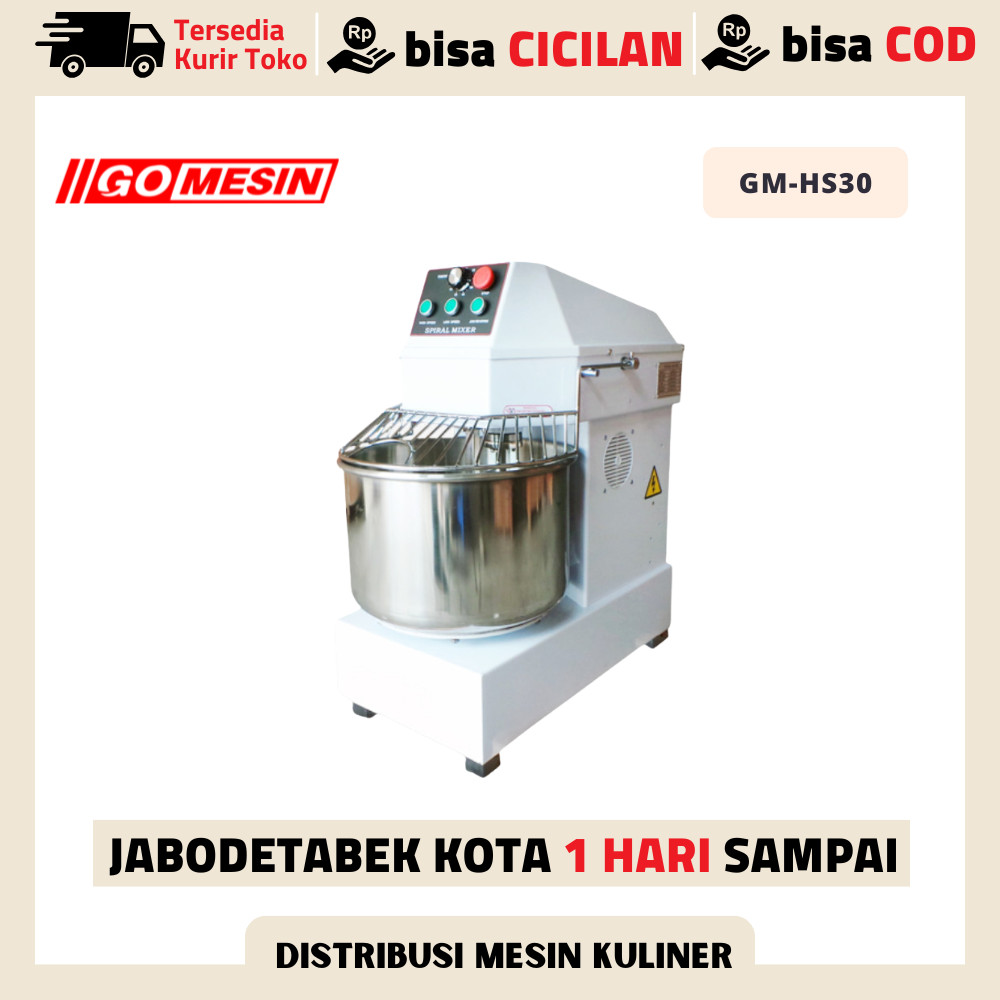 Jual MIXER SPIRAL GETRA DH-30A MIXER ROTI DONAT ADONAN 18KG SPIRAL ...