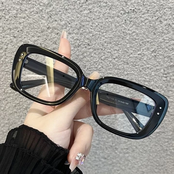 Viendo Kacamata BLUERAY Minus Wanita Cat Eye Fashion Frame Anti Radiasi Kaca Mata Optik TR27109