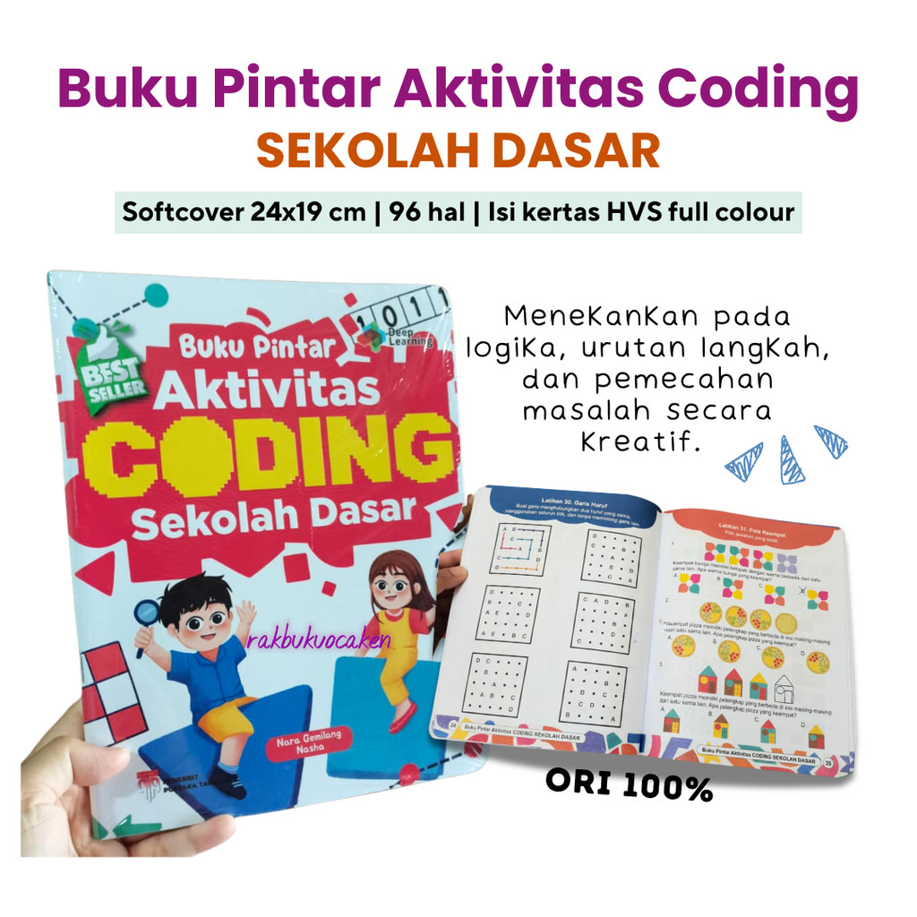 Jual Buku Pintar Aktivitas CODING Sekolah Dasar untuk anak | Buku ...