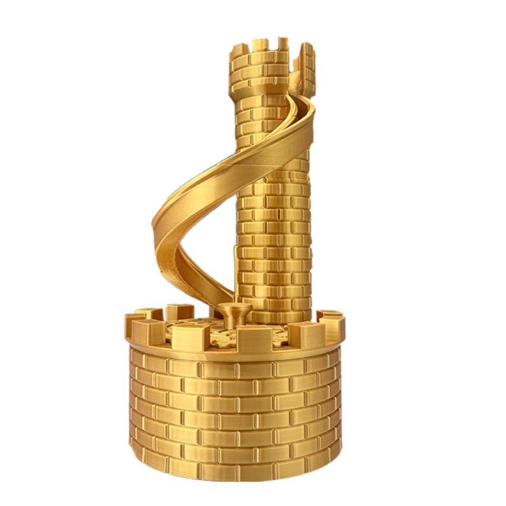 Jual PLA Castle Slide Coin Storage Container Model Large Capacity ...
