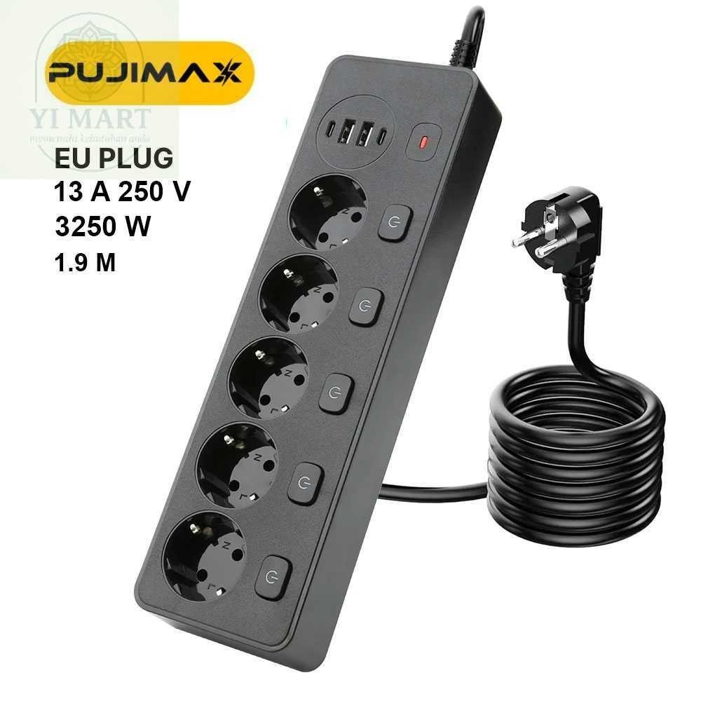 Jual Stop Kontak Kabel Colokan Power Strip Colokan Listrik USB 250V ...