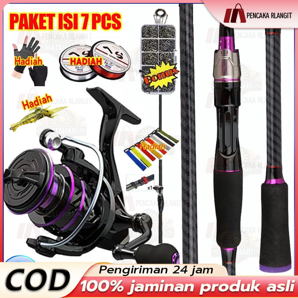 Jual COD Set Alat Pancing Murah Pancing Penangkapan ikan Set Pancing 1