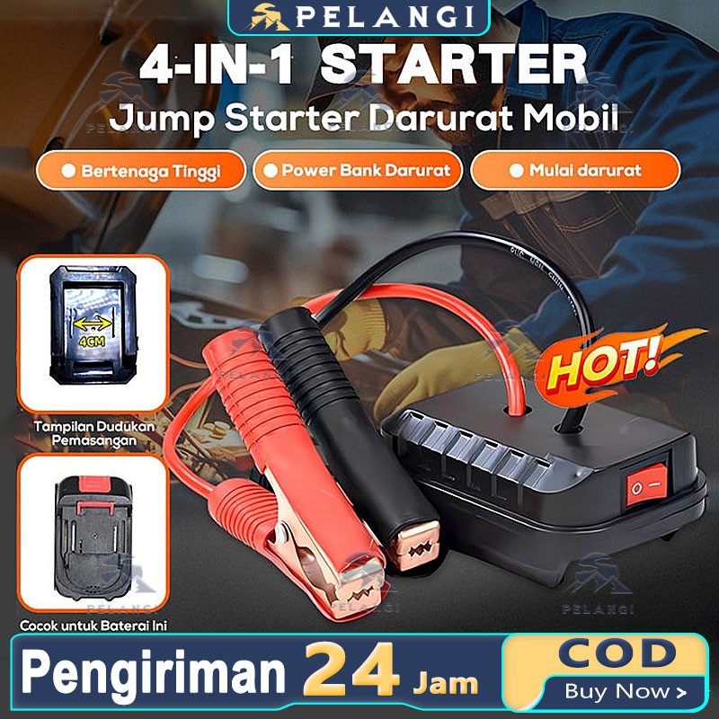 Jual COD Starter jumper mobil portabel Starter jumper aki mobil Kotak ...