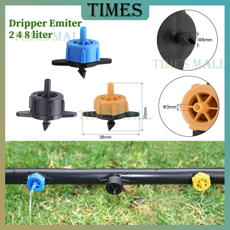 50Pcs Dripper Emmiter Irigasi Tetes Drip/Take-Apart for Drip Irrigation - Irigasi Tetes