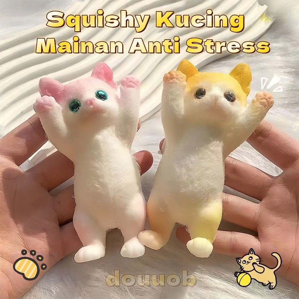 Jual Douuob Squishy Kucing Mainan Squishy Mainan Anti Stress Slime ...