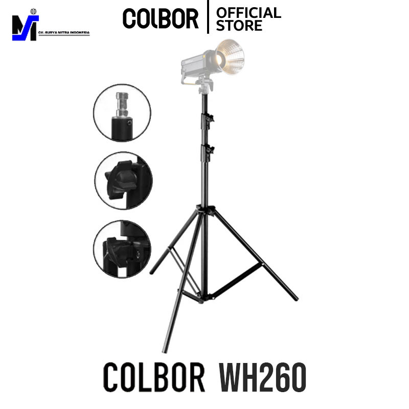 Jual Colbor WH260 Light Stand Lampu | Shopee Indonesia