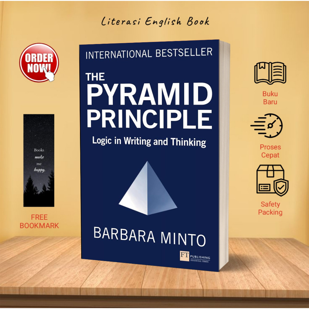 Jual The Pyramid Principle: Logic in Writing and Thinking - Barbara ...