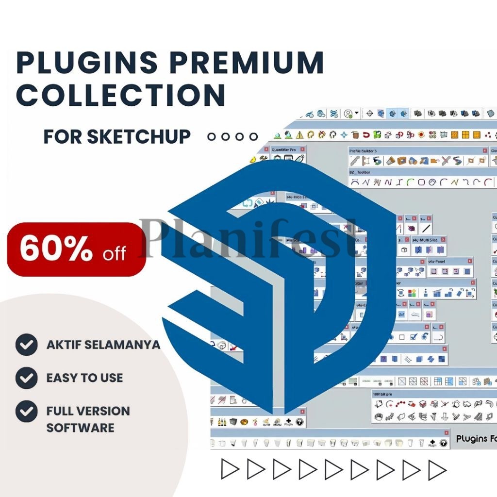 Jual SketchUp Premium Plugin Collection Full Update | Plugin Rendering ...