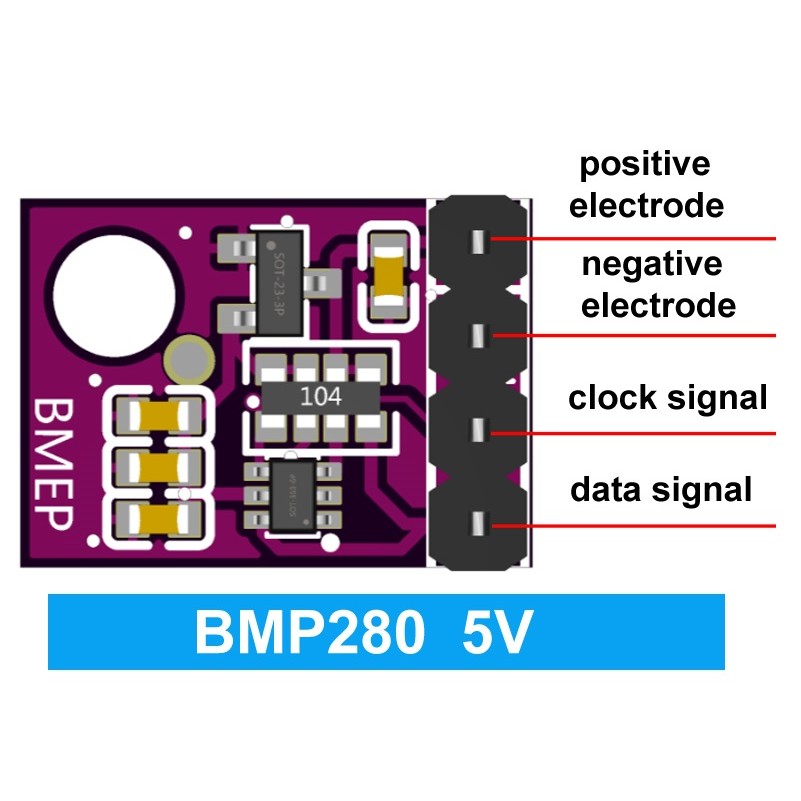 Jual BMP280 3.3/5V I2C SP gital Barometric Pressure Altitude Sensor ...