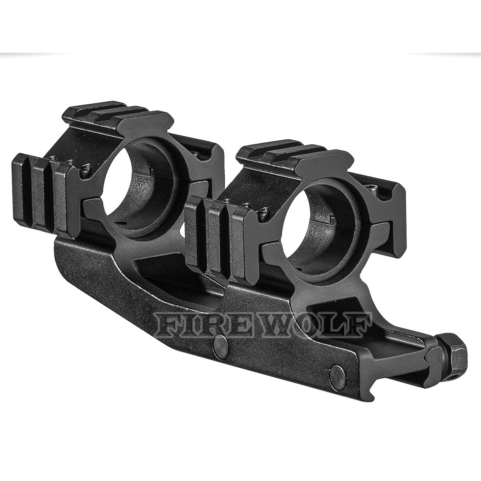 Jual 1 Inch 30MM Cantilever Weaver Dual Ring Scope Mount for Rifle ...