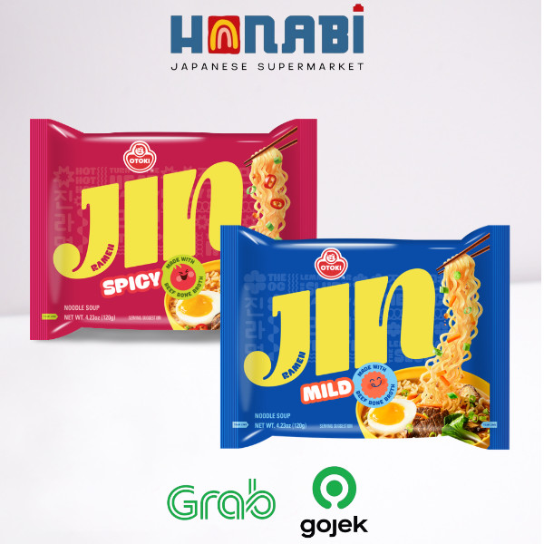 Jual Ottogi Jin Ramen Korea Hot Spicy & Mild 120g - Mie Ramyun Made In ...