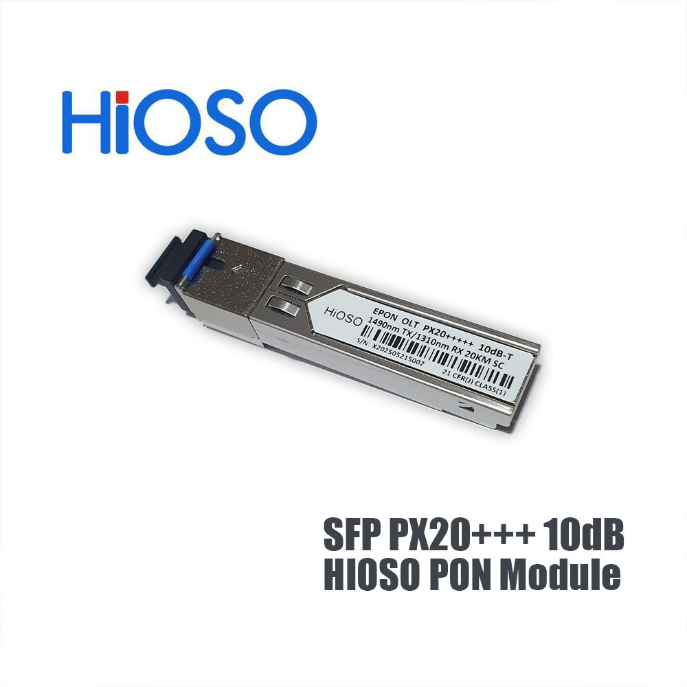 Jual FO - Hioso EPON OLT SFP Module PX20+++++ 10dB Fiber Optic ...