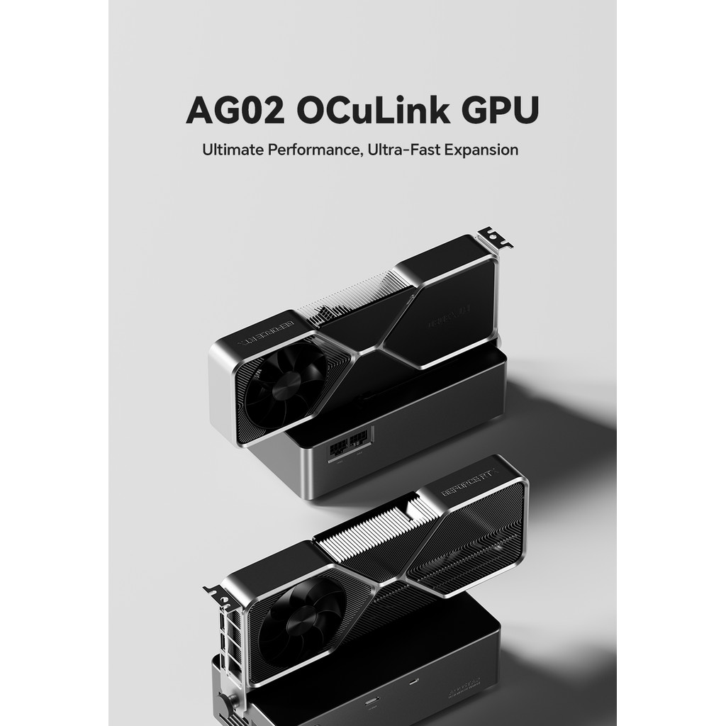 Jual AOOSTAR AG02 EGPU Dock with OCulinkUSB4 Port Builtin Huntkey 800W ...